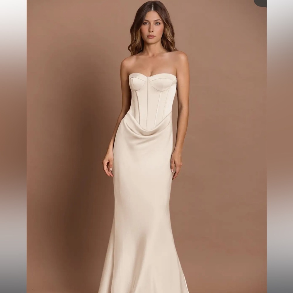 LIRIELLE CREAM MAXI DRESS